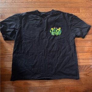 Floral Black T-Shirt